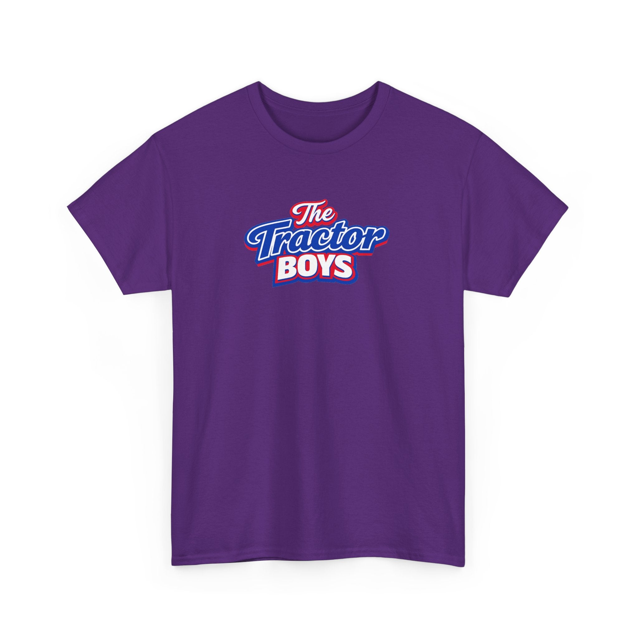 The Tractor Boys T-Shirt — Retro Blue & Red Logo Tee