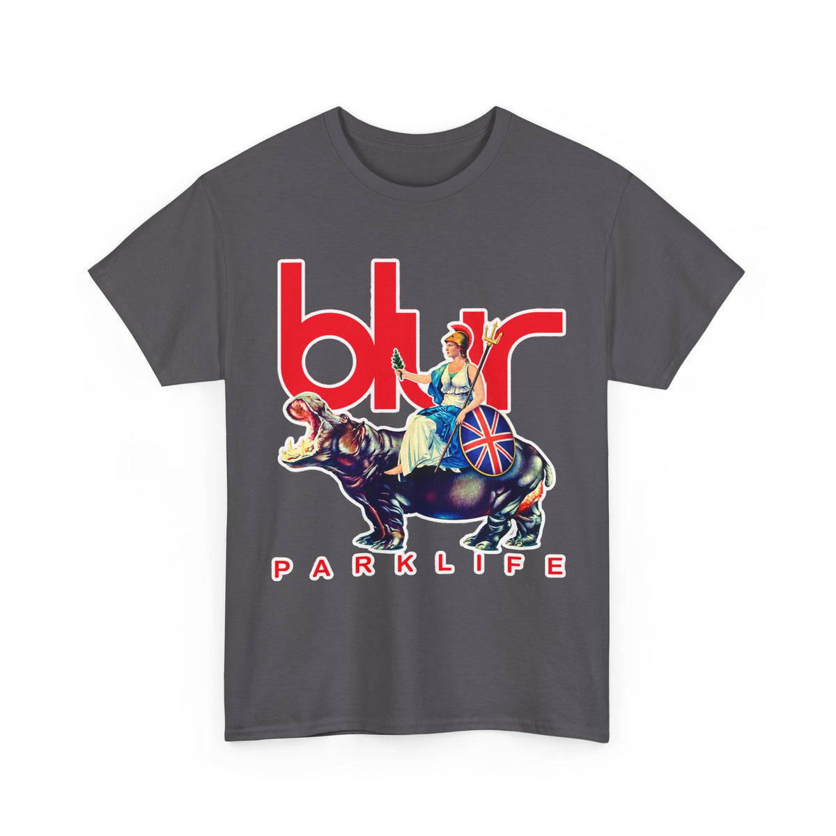Blur PARKLIFE British Bulldog Graphic Cotton T-Shirt