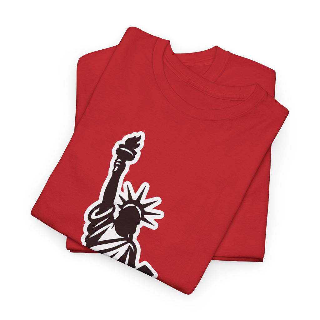 New York City Statue of Liberty Graphic Cotton T-Shirt / Tee
