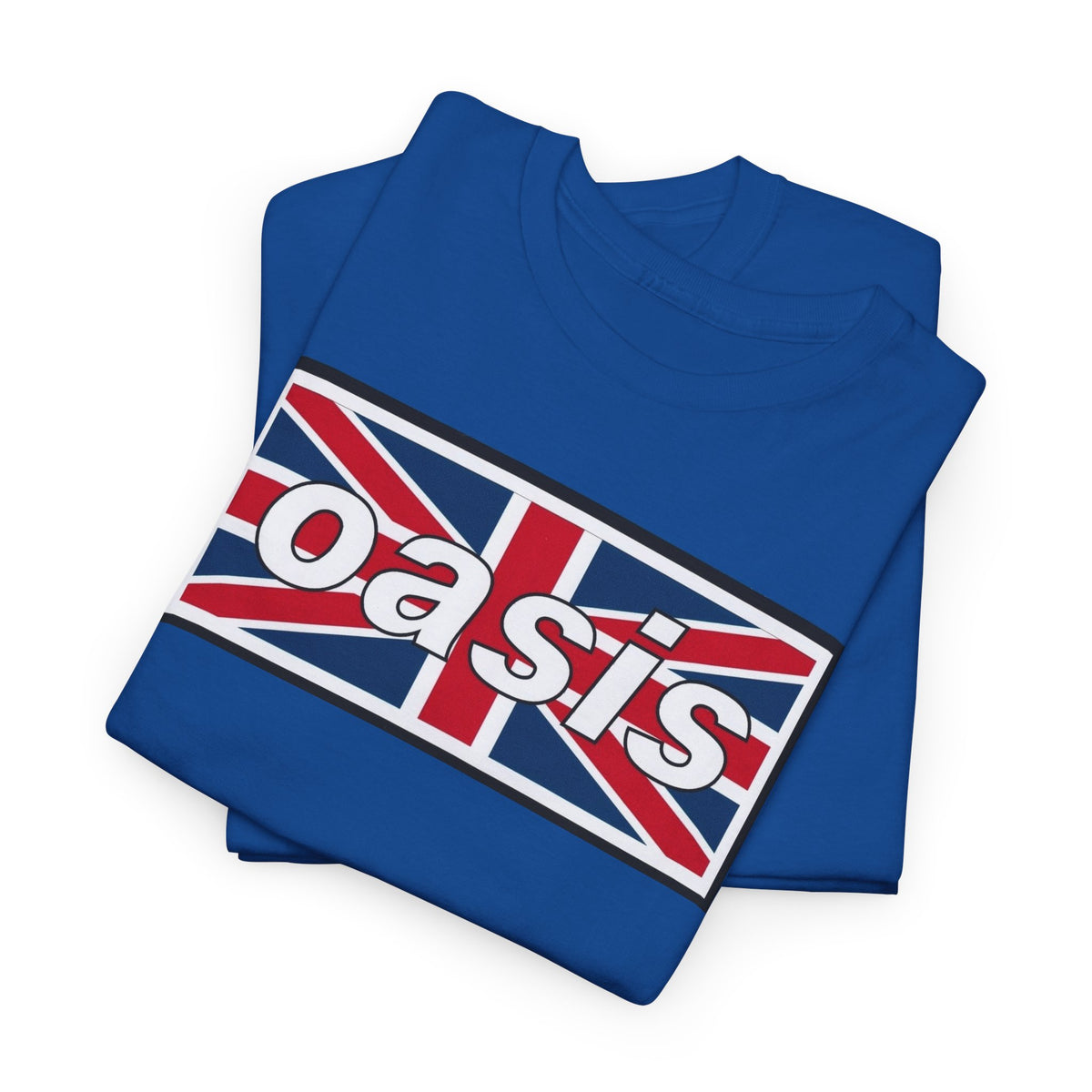 Oasis Union Jack Tee — British Rock Band Vintage-Inspired T-Shirt