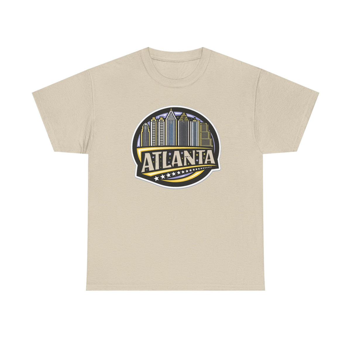 Atlanta Skyline Tee — Vintage City Badge Graphic T-Shirt