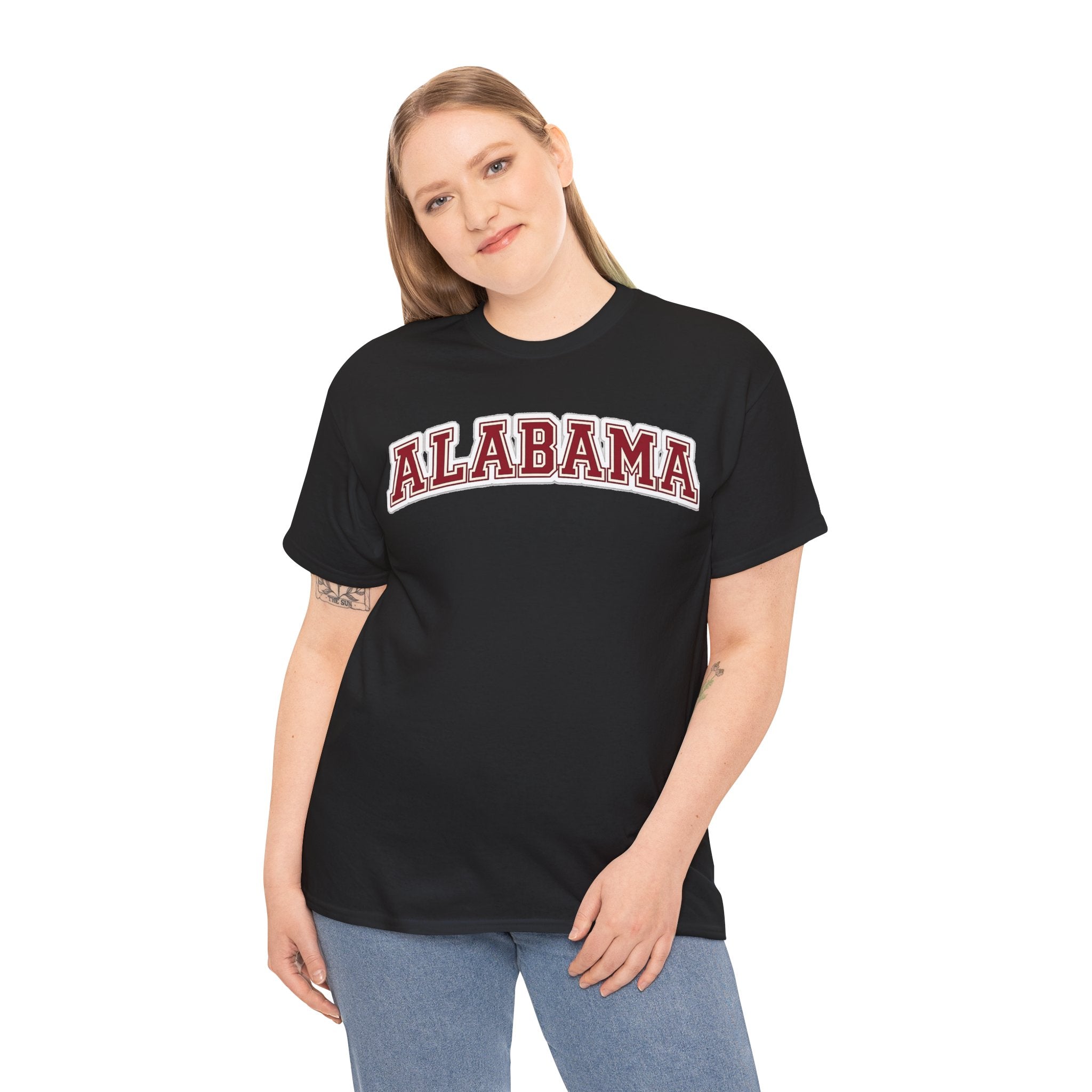Alabama Arch Logo Tee – Crimson College Pride T‑Shirt