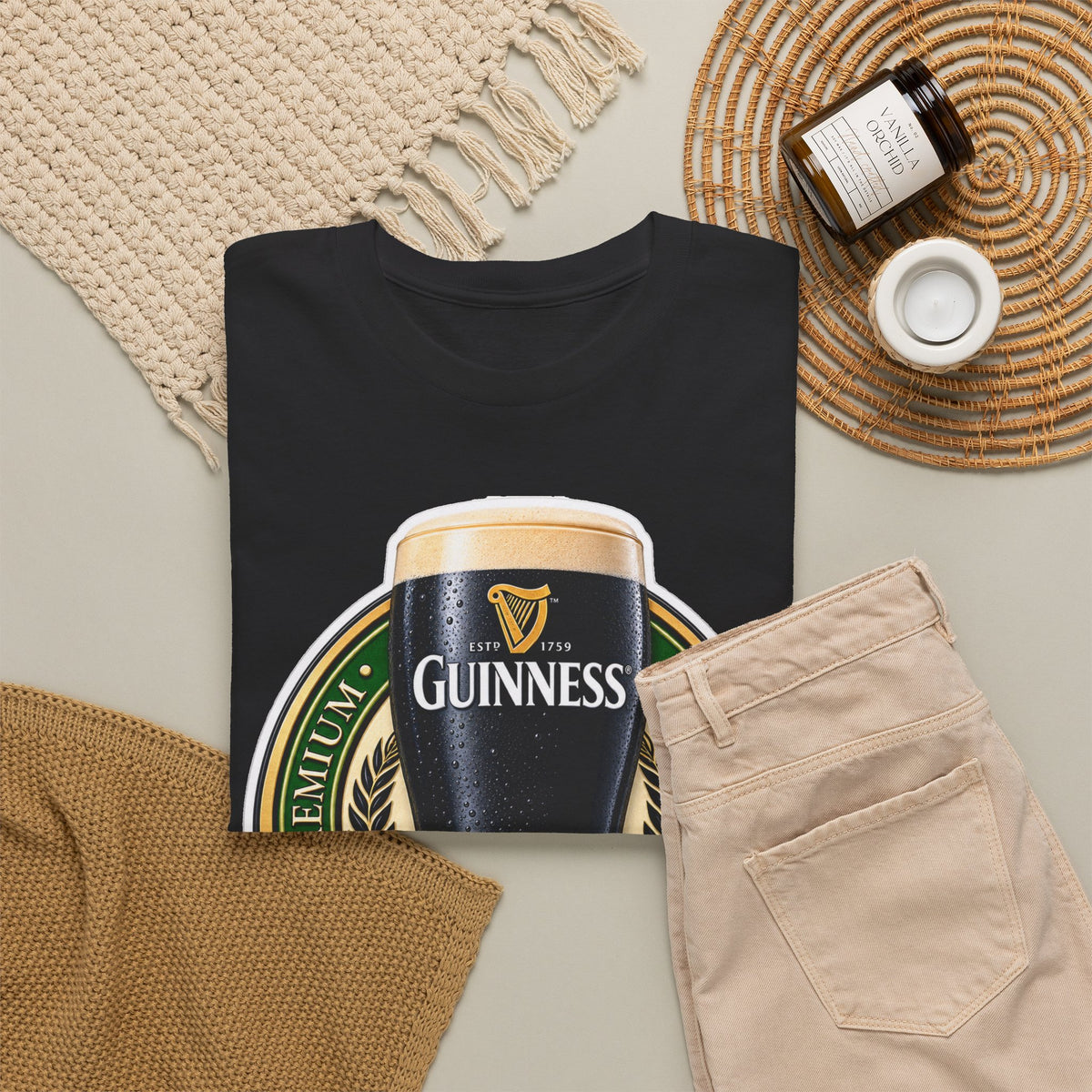 Guinness Dublin Ireland Graphic Cotton T-Shirt