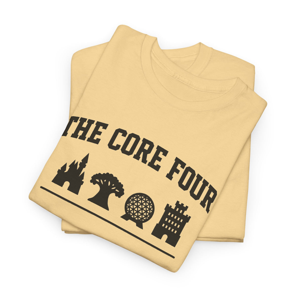 The Core Four Walt Disney World Unisex Heavy Cotton Tee