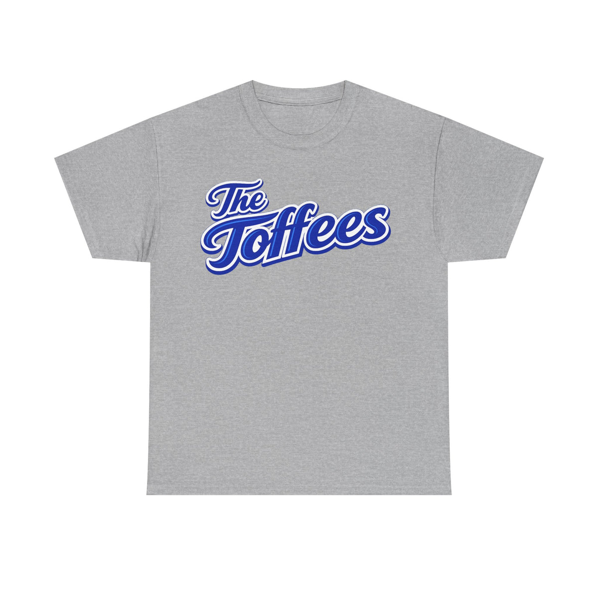 The Toffees Script Tee — Vintage Blue Logo T-Shirt