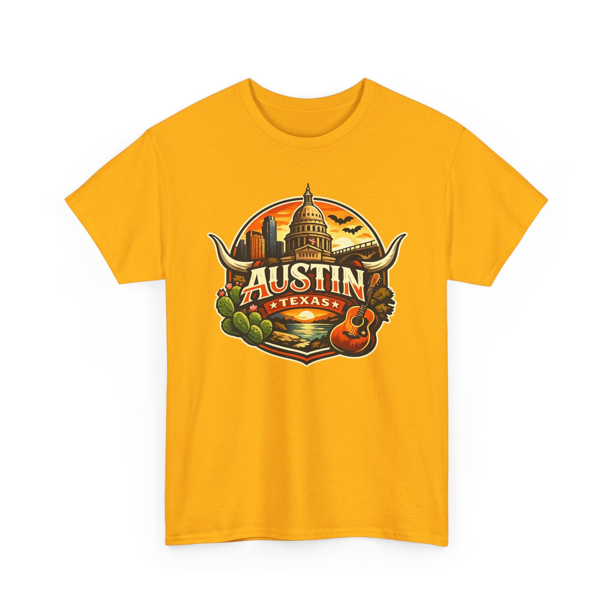 Austin Texas Vintage Travel T-Shirt