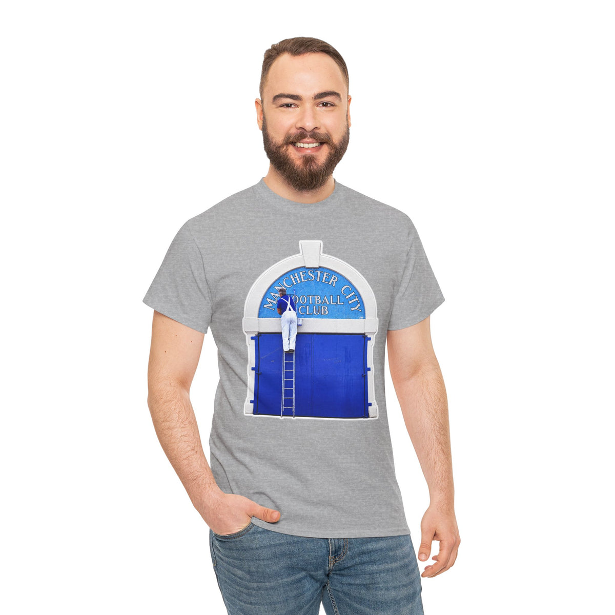 Manchester City Maine Road Inspired Cotton T-Shirt