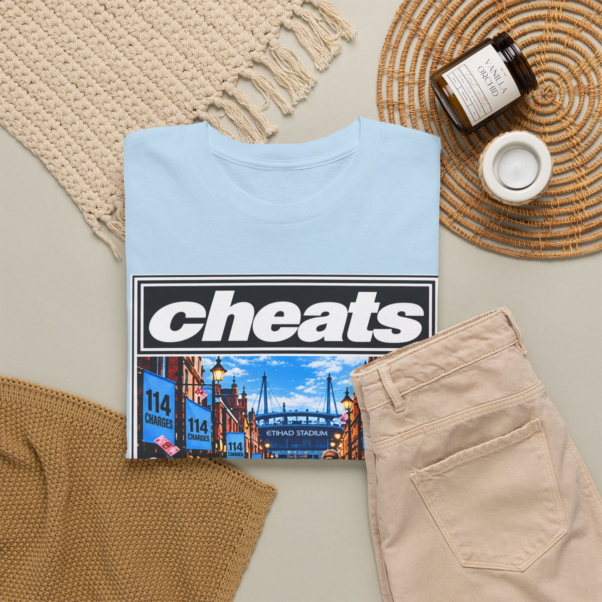 Cheats “What’s the Story? Tainted Glory?” Sports Graphic Cotton T-Shirt