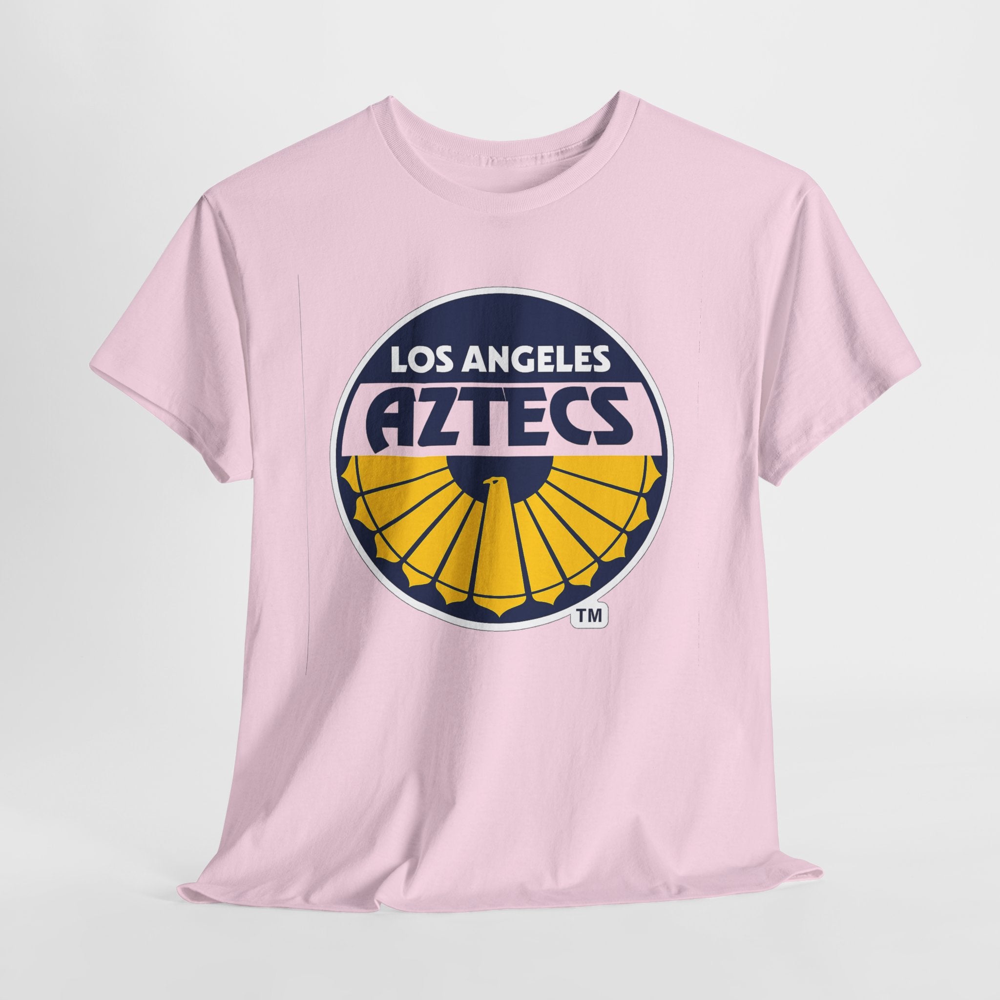 Los Angeles Aztecs Vintage Logo Cotton T-Shirt