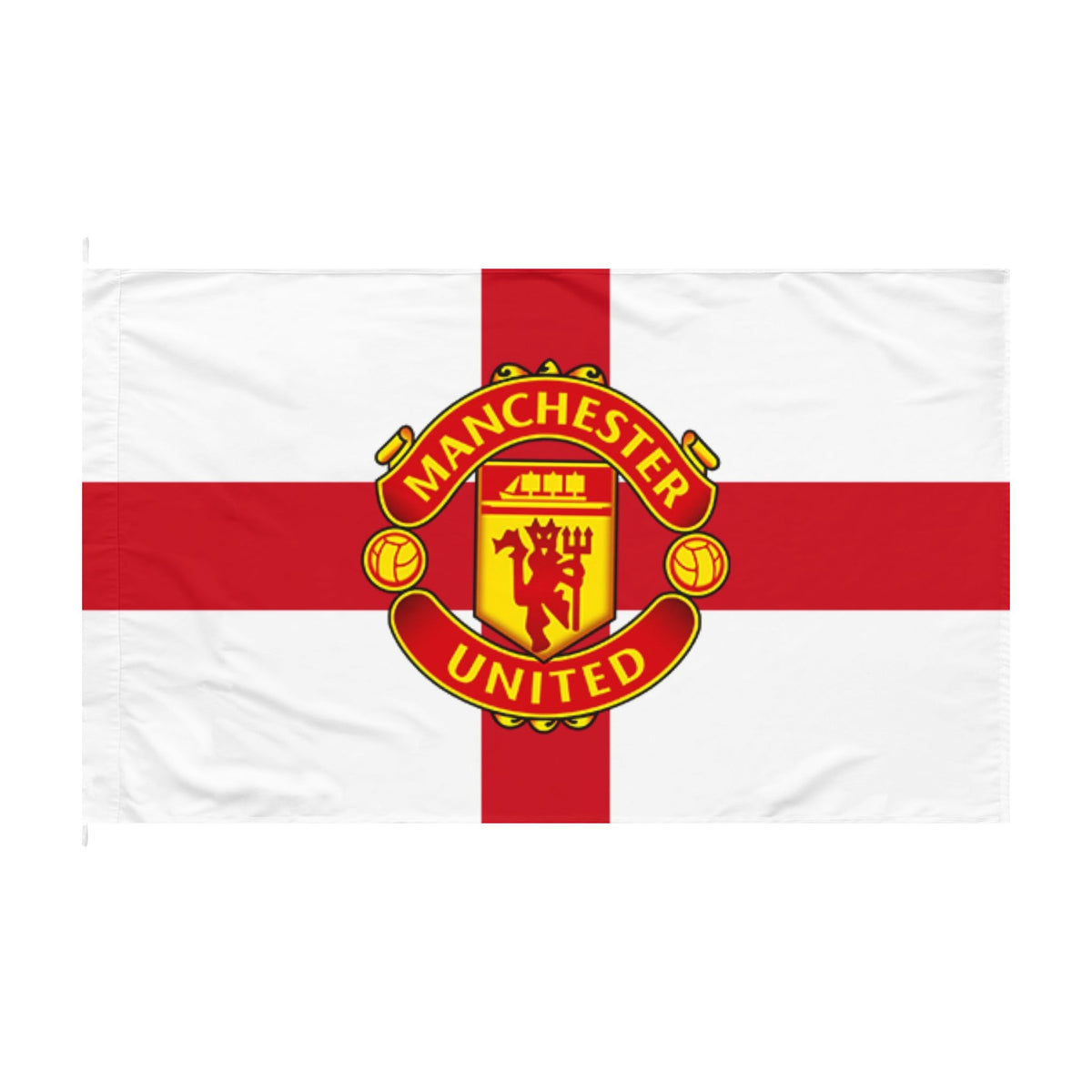 Manchester United England Cross Double-Sided Flag
