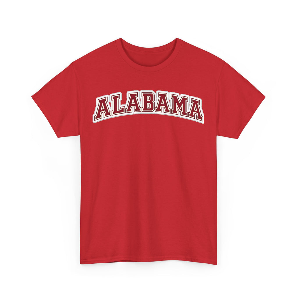 Alabama Arch Logo Tee – Crimson College Pride T‑Shirt