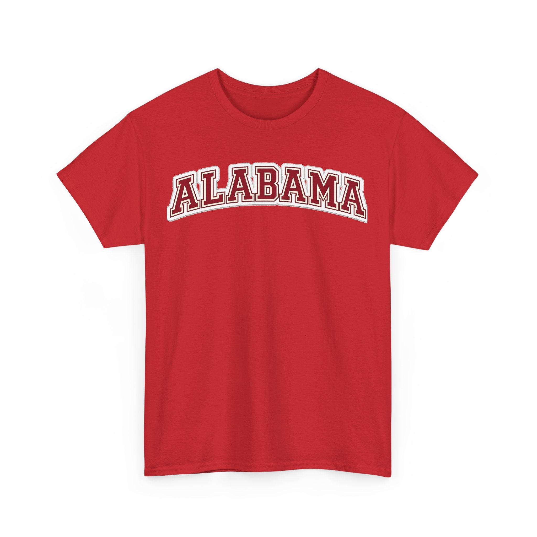 Alabama Arch Logo Tee – Crimson College Pride T‑Shirt