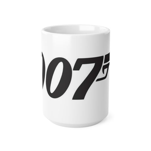 007 Logo Ceramic Coffee Mug — Spy Movie Fan Gift (11oz & 15oz)