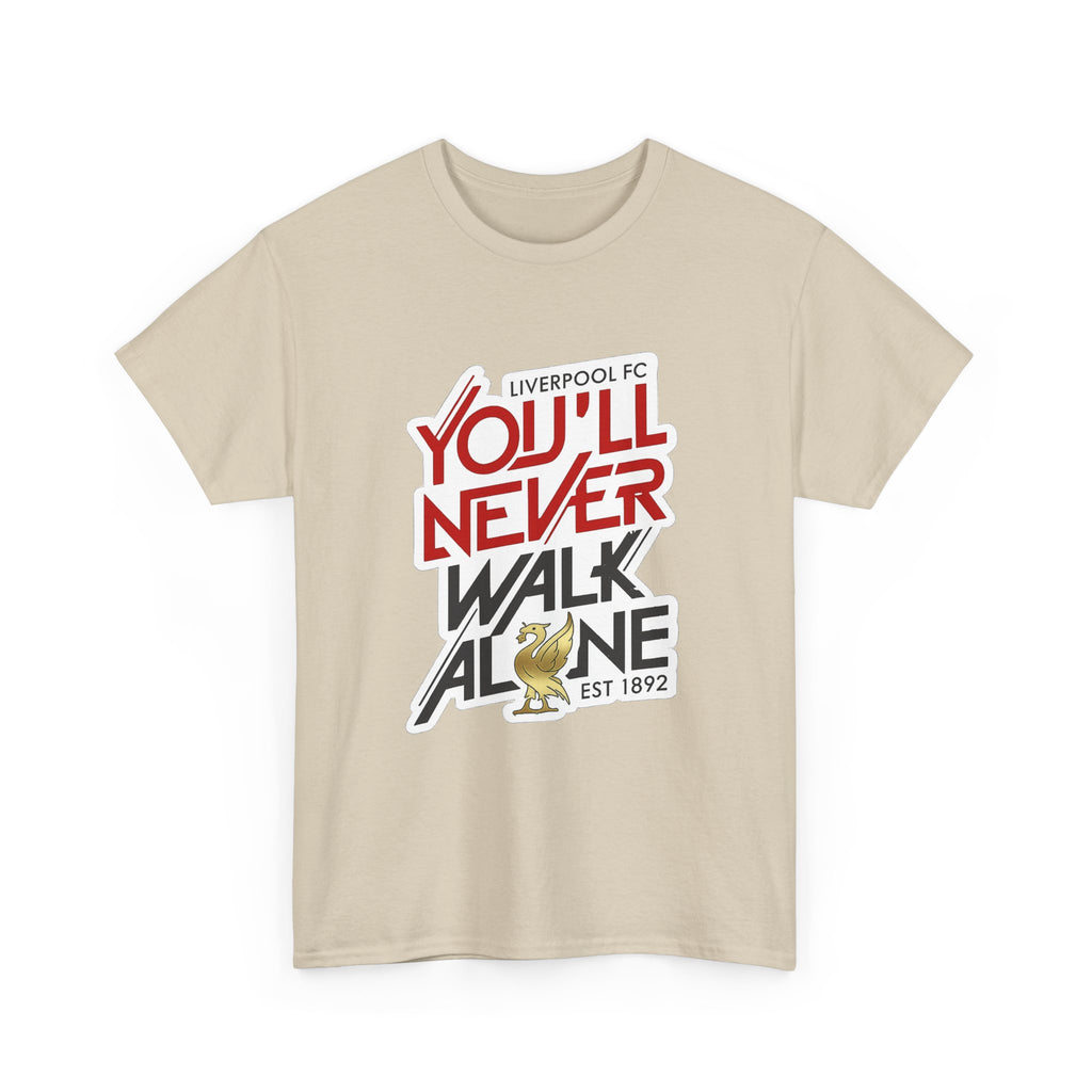 Liverpool You'll Never Walk Alone Cotton T-Shirt — Liverpool FC Fan Tee
