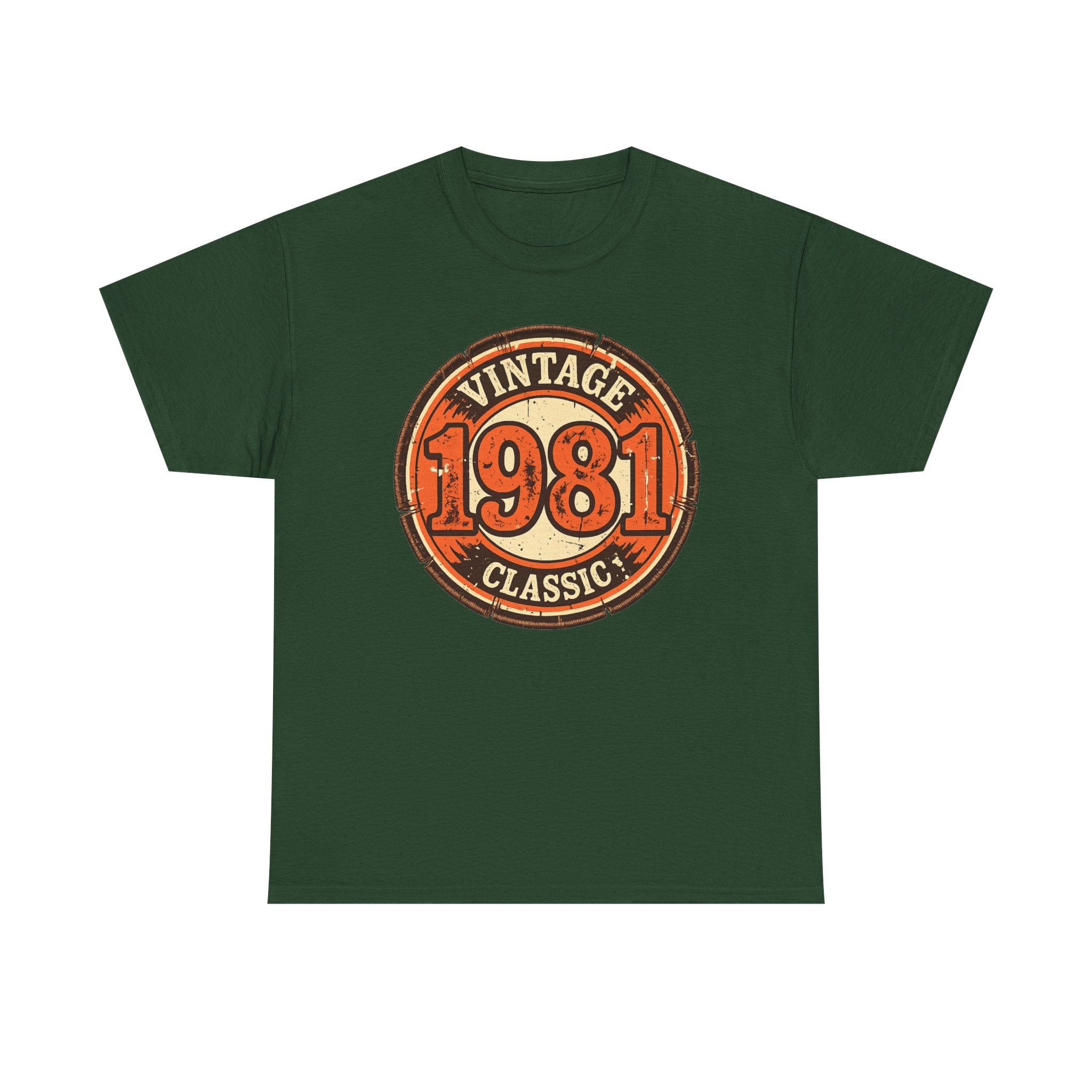 Vintage 1981 Classic T-Shirt — Retro Birthday Tee