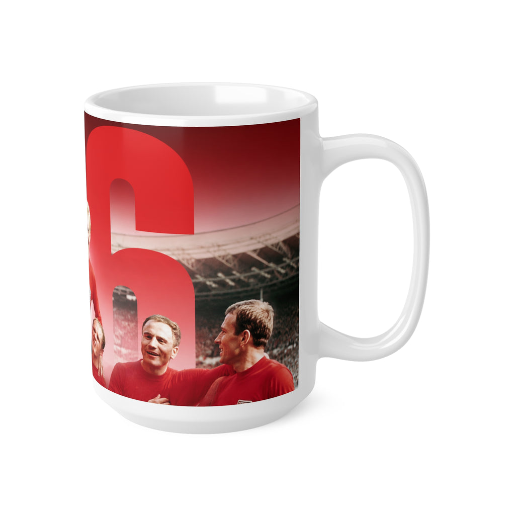 England 1966 World Cup Champions Vintage Football Mug — Retro 1966 Soccer Team Design