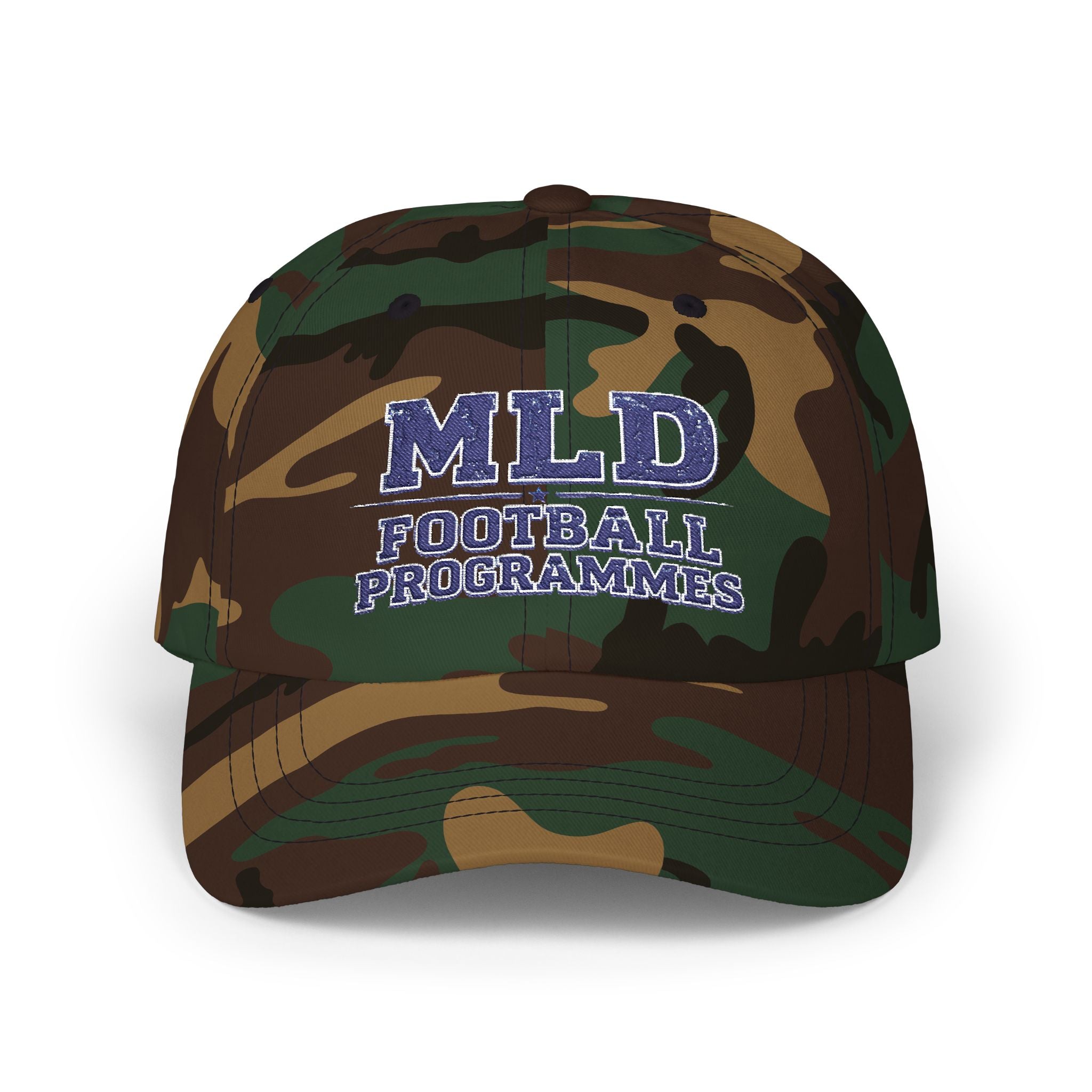 MLD Football Programmes Dad Cap — Vintage Sports Baseball Hat
