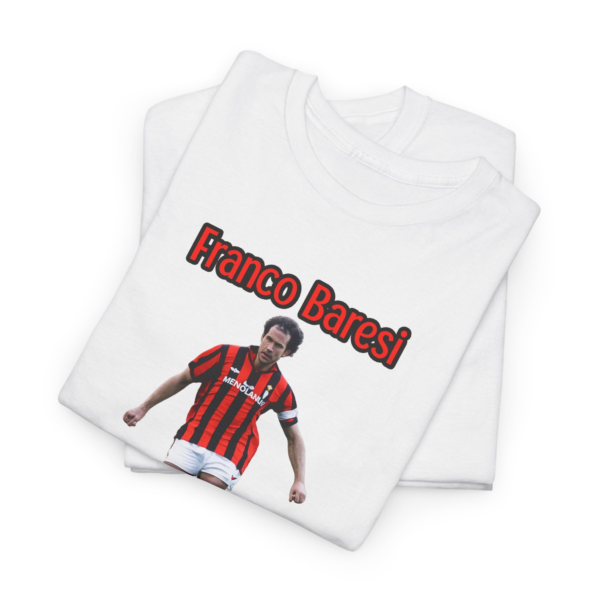 Franco Baresi Legend Tee — AC Milan Retro Soccer Graphic T-Shirt
