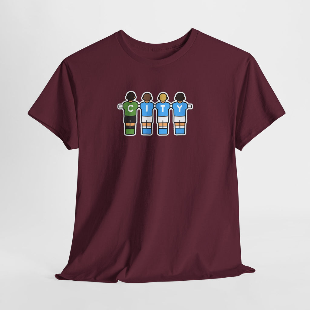 City Soccer Team Tee — Retro Foosball Players Graphic T-Shirt