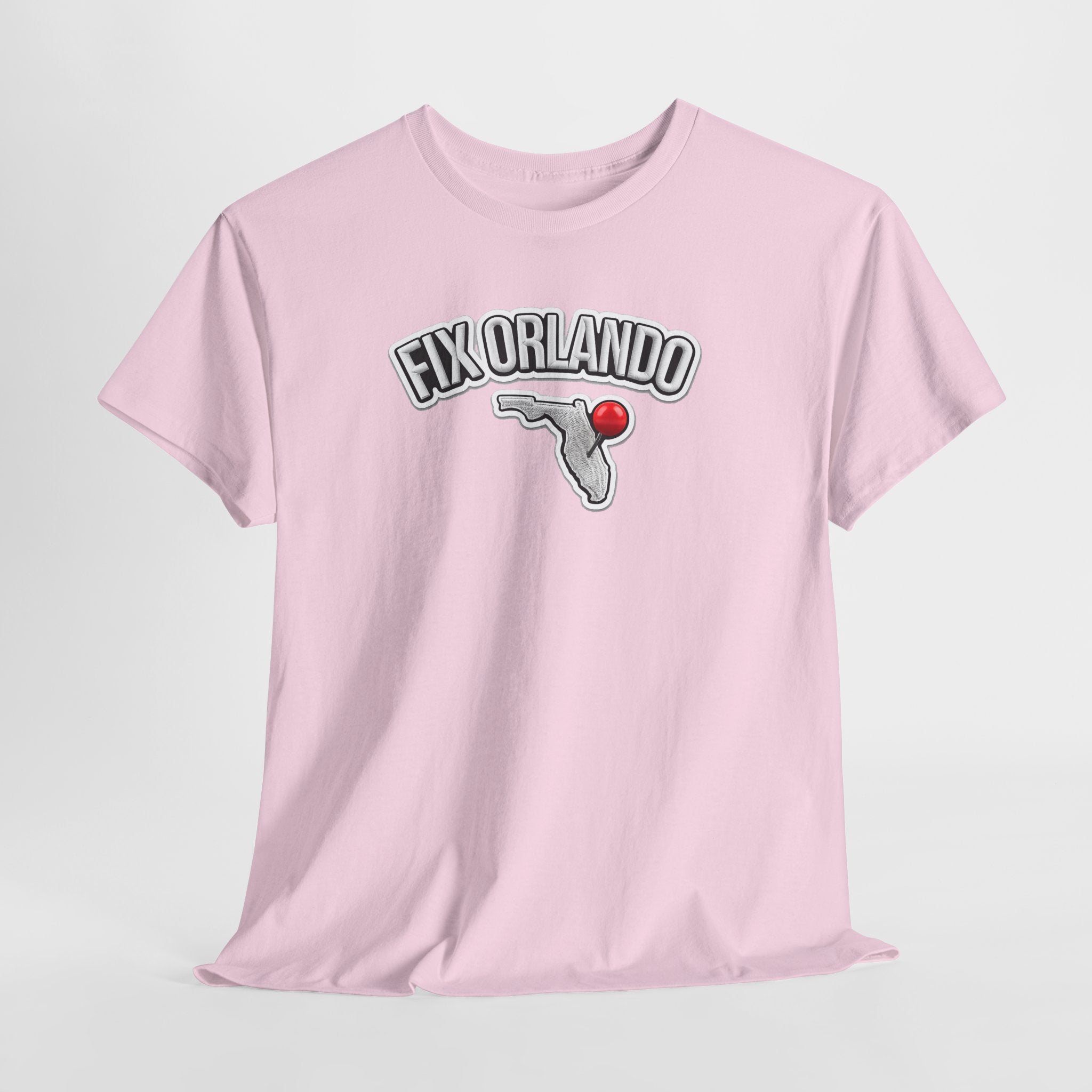 Fix Orlando T-Shirt — Florida Map with Bowling Pin Local Pride Tee