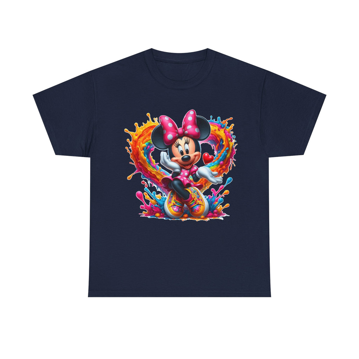 Minnie Mouse Unofficial Color Splash T‑Shirt