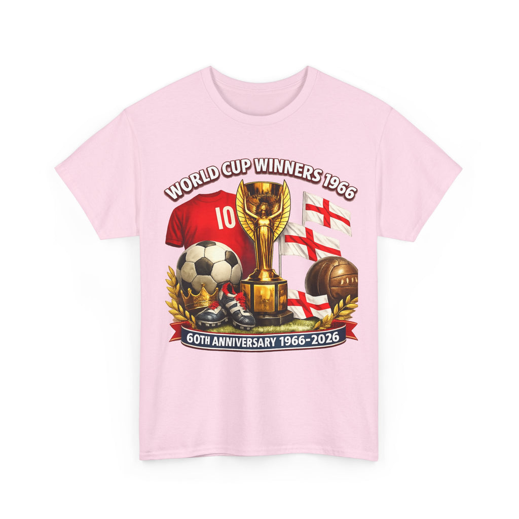 1966 World Cup Winners T‑Shirt — 60th Anniversary England Football Tribute