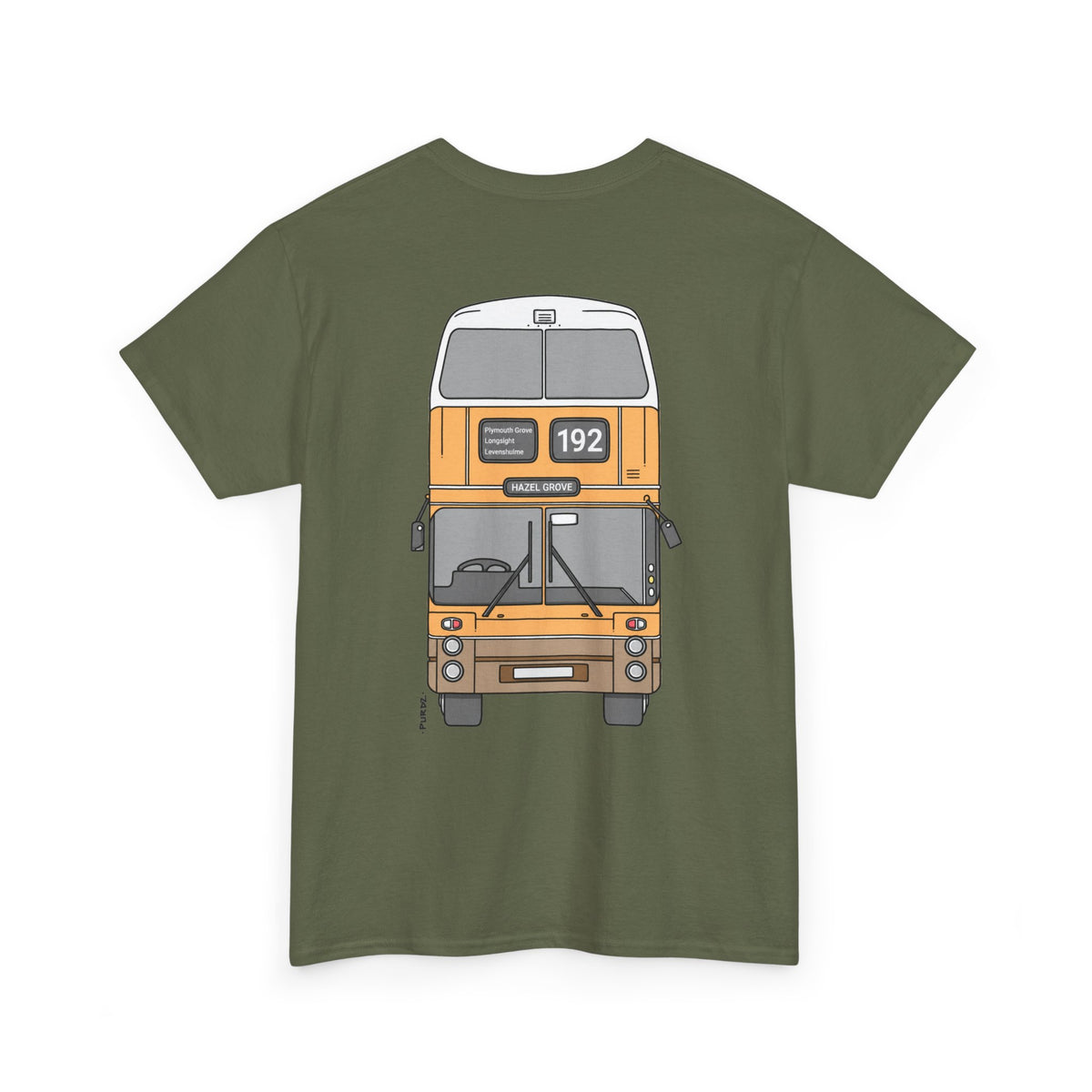 Greater Manchester Transport Tee – Vintage Bus Graphic T-Shirt