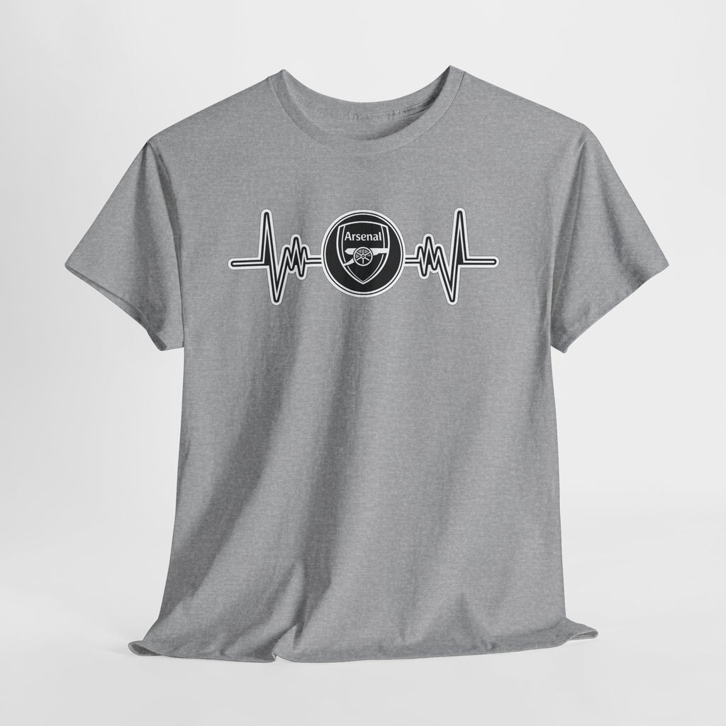 Arsenal Heartbeat T-Shirt — Premier League Fans’ Cotton Tee
