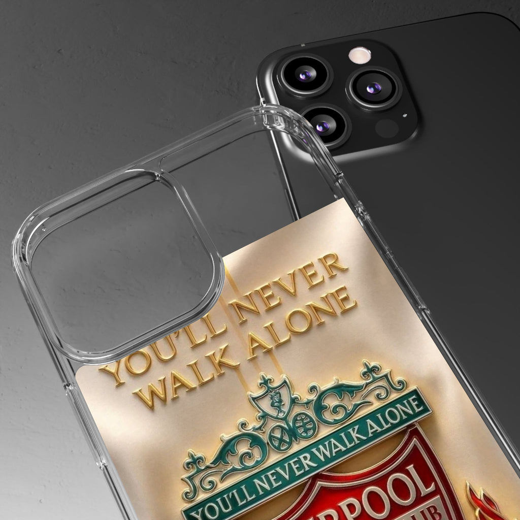 Liverpool FC 'You'll Never Walk Alone' Clear Phone Case