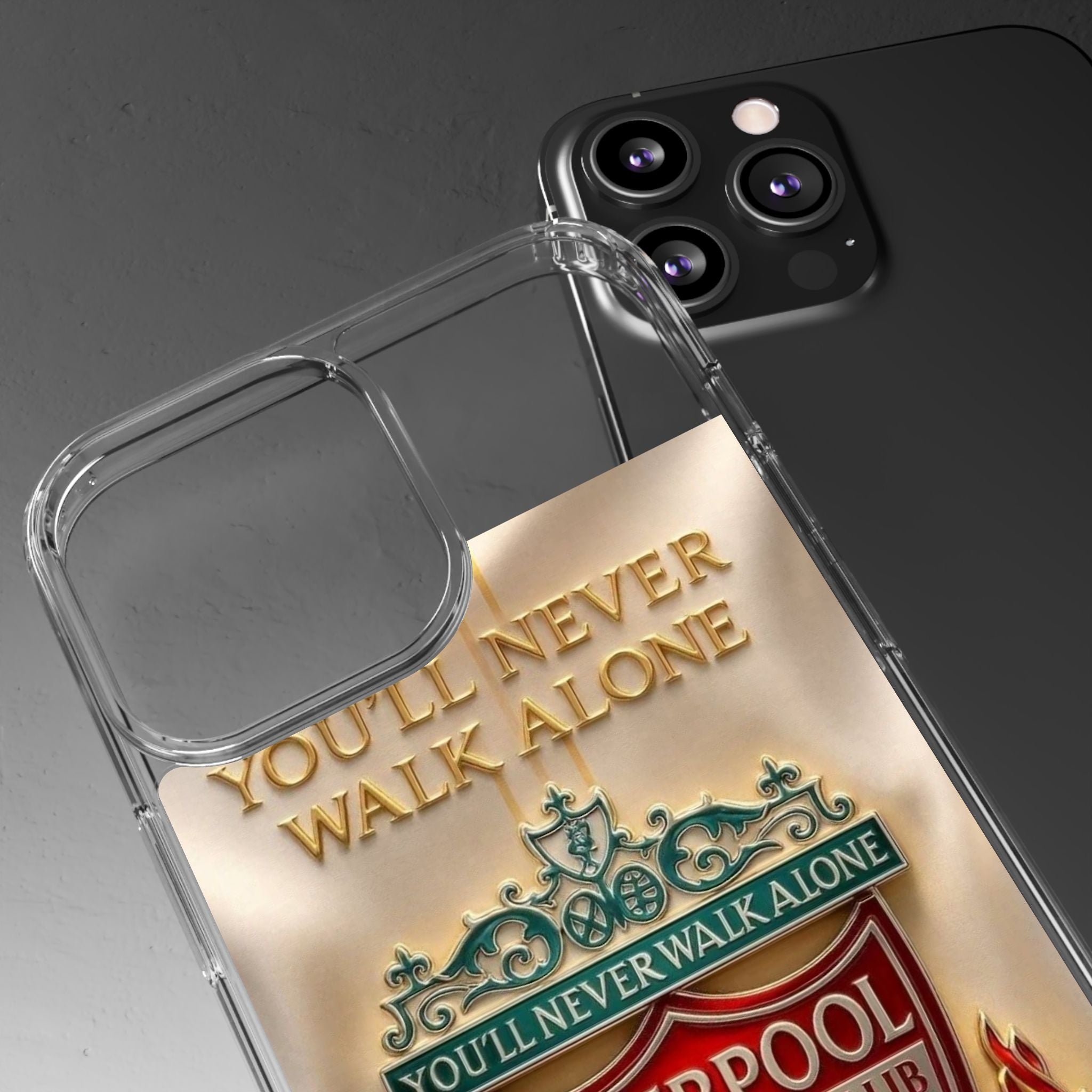 Liverpool FC 'You'll Never Walk Alone' Clear Phone Case