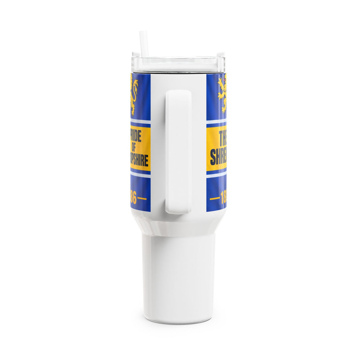 Shrewsbury Town Football Club 40oz Tumbler – ‘The Shrews’ Crest Travel Mug
