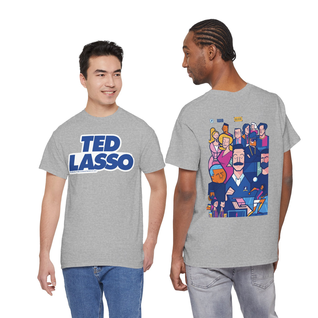 Ted Lasso Inspired Graphic Tee — Retro Team Illustration