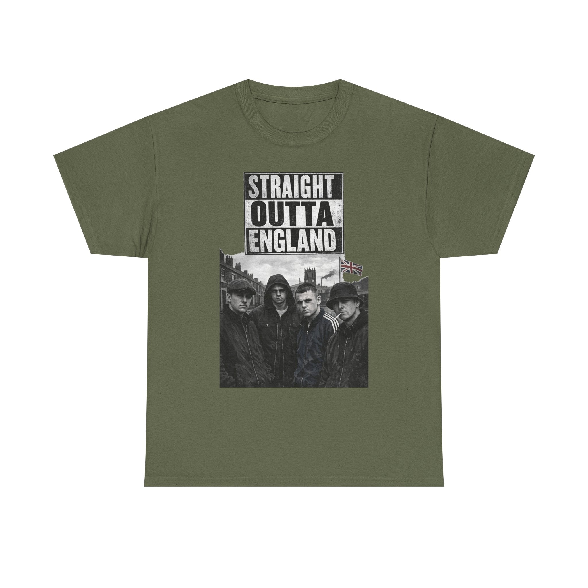 Straight Outta England T-Shirt — Retro Band Photo Tee