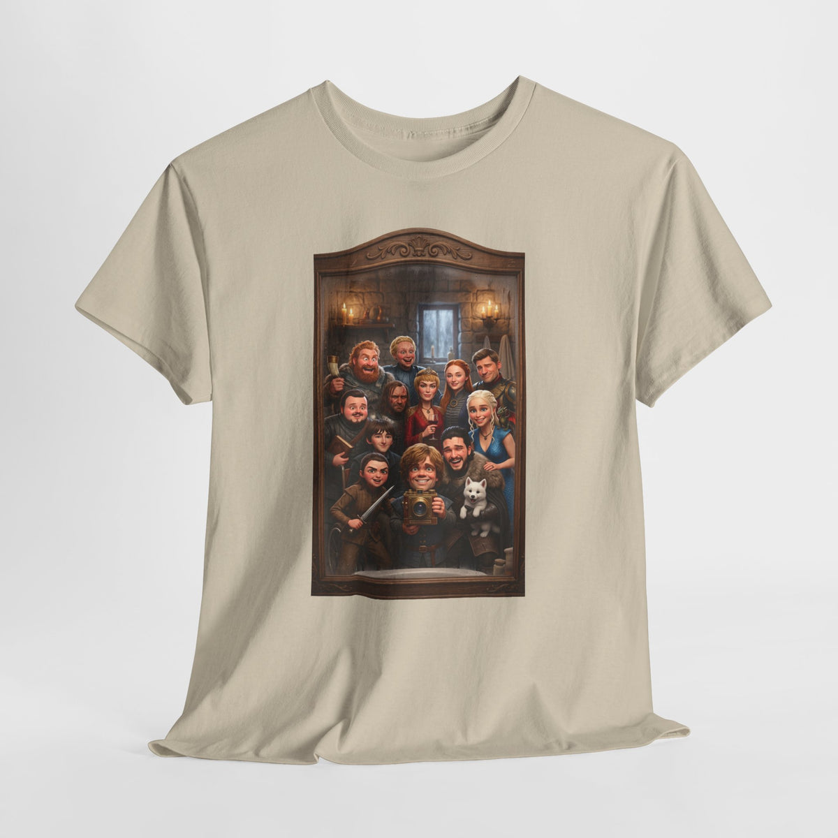 Game of Thrones Cast Portrait Inspired Cotton T-Shirt