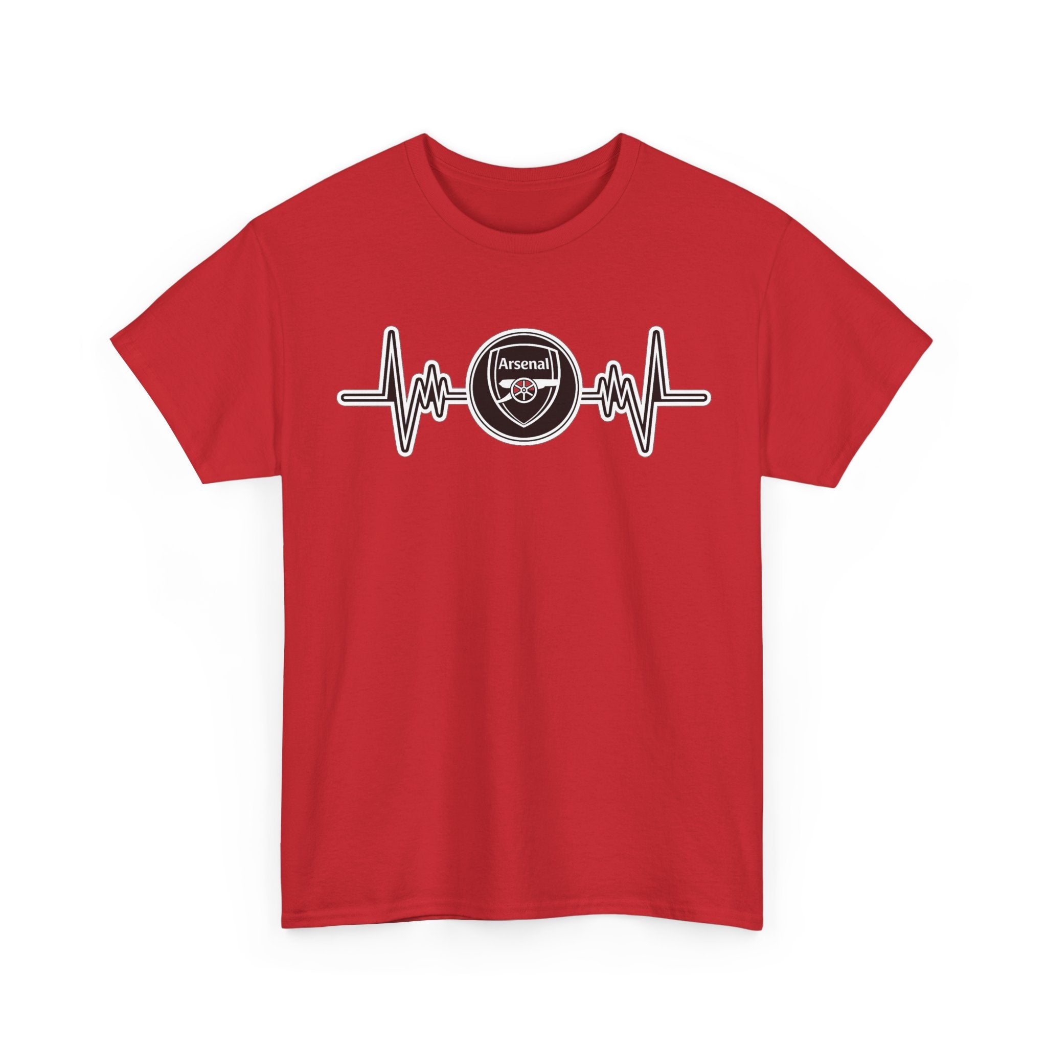 Arsenal Heartbeat T-Shirt — Premier League Fans’ Cotton Tee