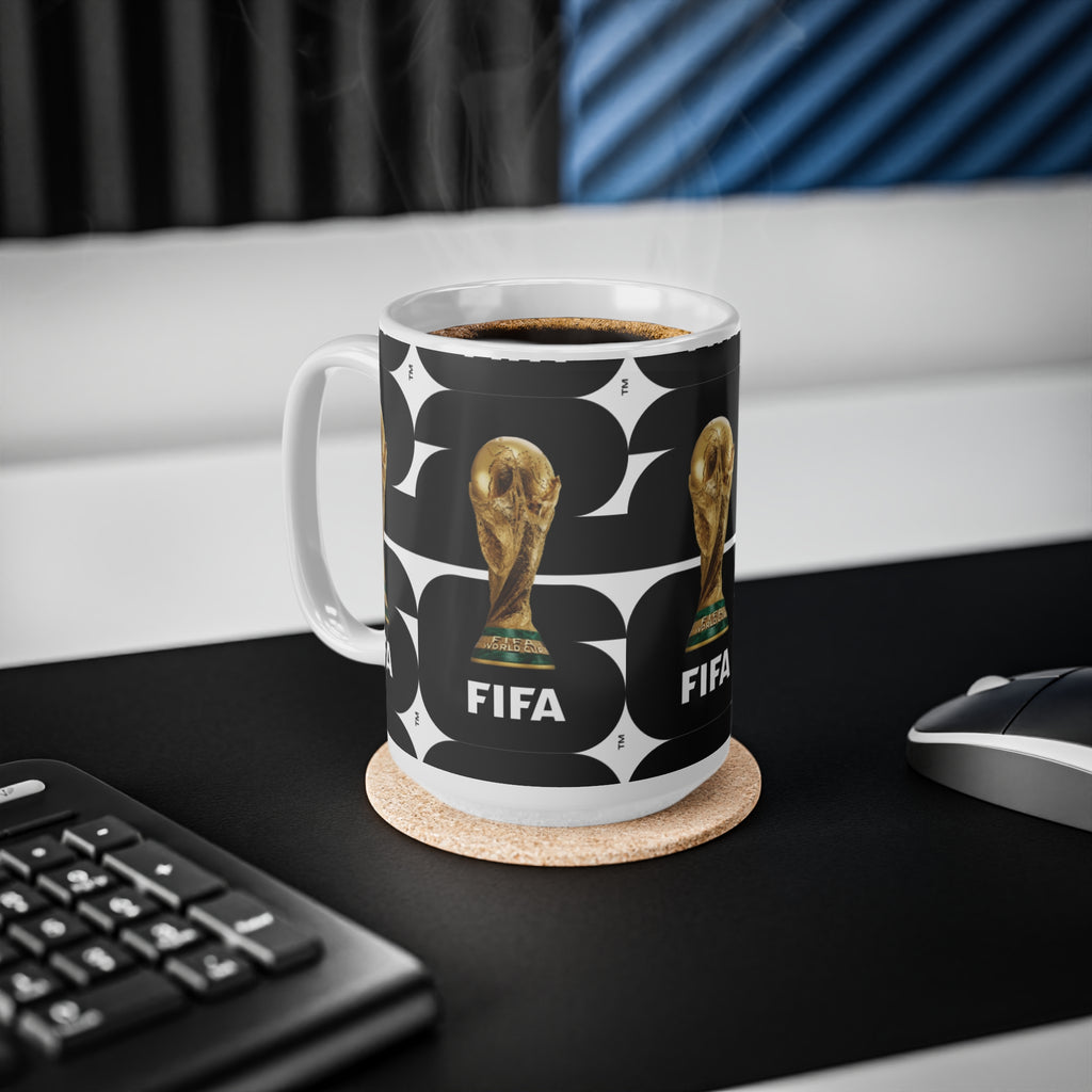 FIFA World Cup 2026 Logo Ceramic Mug — Soccer Fan Coffee Cup (11oz & 15oz)