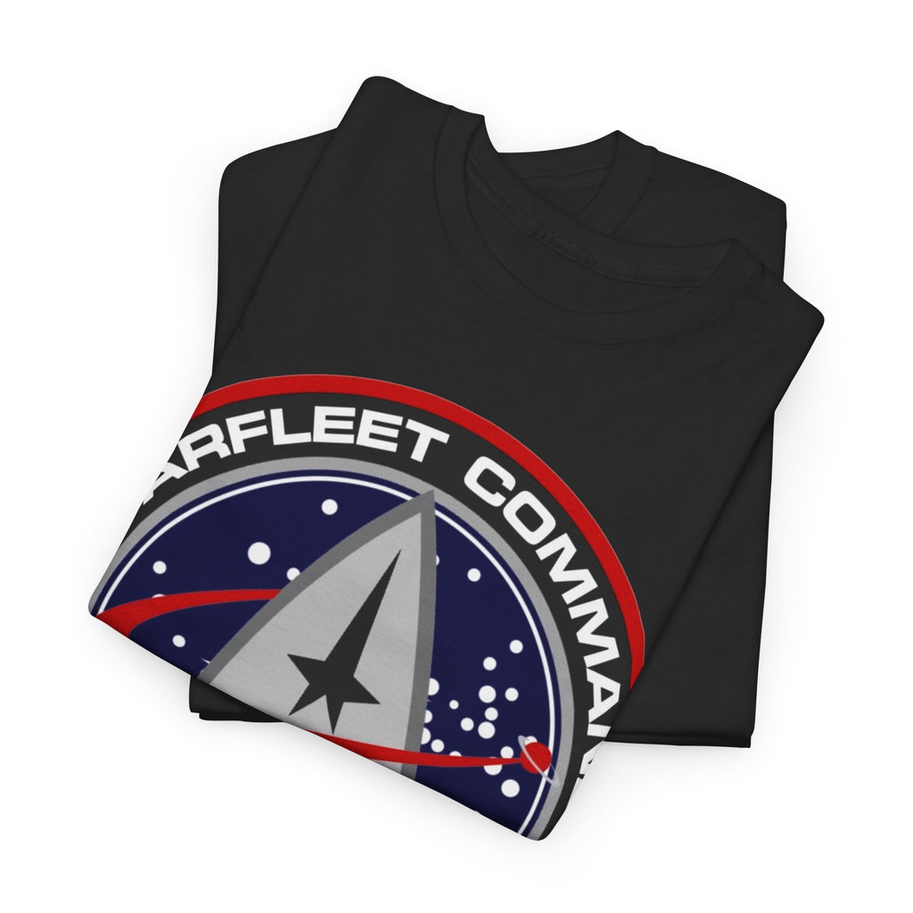 Starfleet Command Logo Inspired Cotton T-Shirt — United Federation of Planets Graphic T‑Shirt