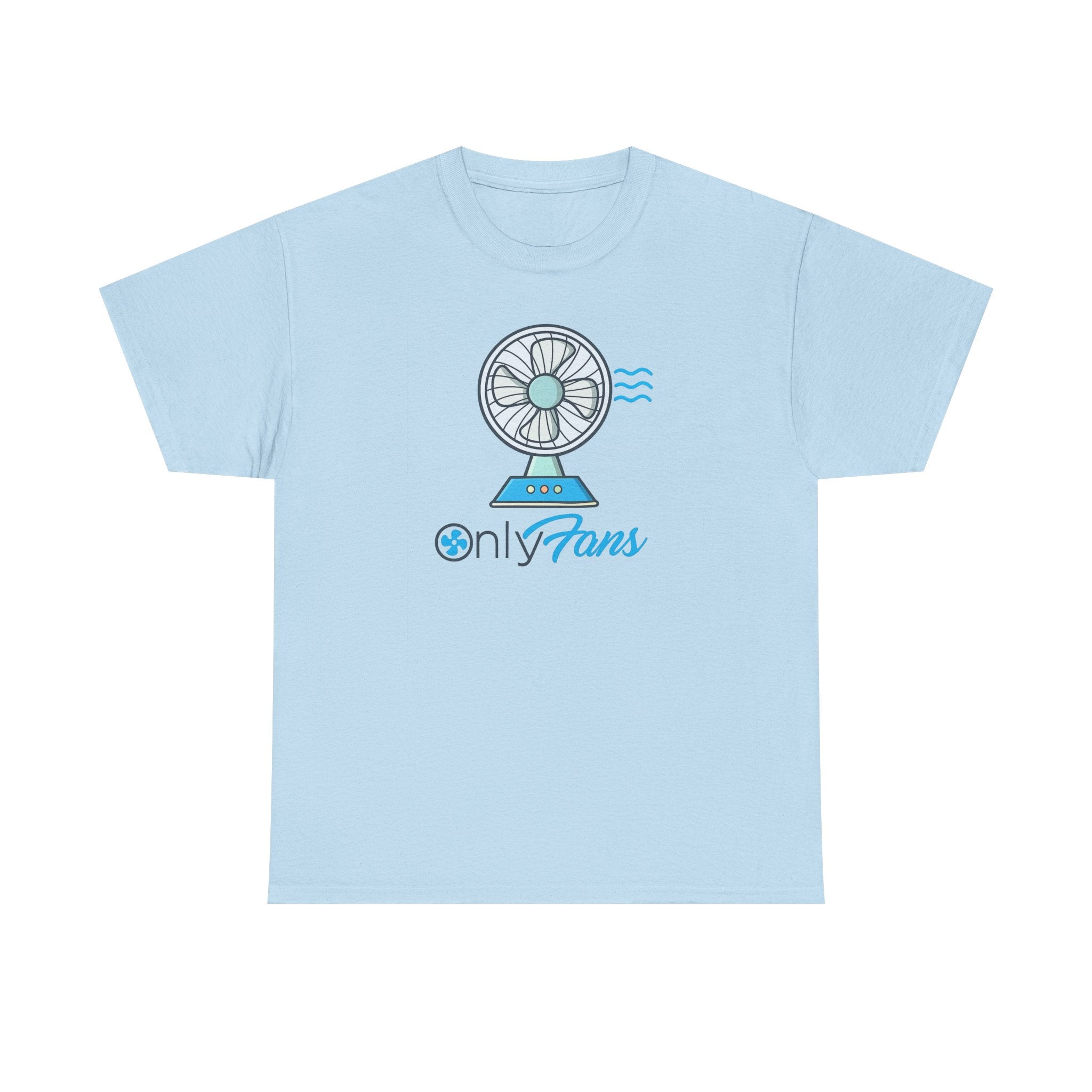 Only Fans Graphic Tee — Cute Fan Illustration Novelty T-Shirt