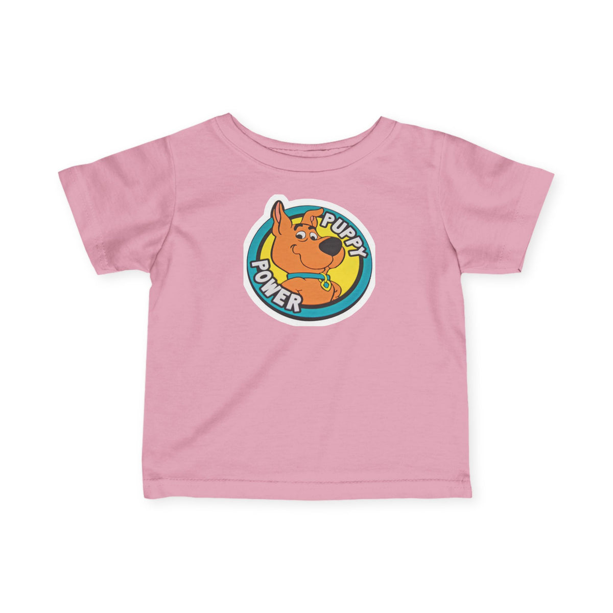 Scooby Doo Scrappy Doo Infant Tee — 'Puppy Power' Cute Cartoon Dog Baby T-Shirt, Newborn & Toddler Gift