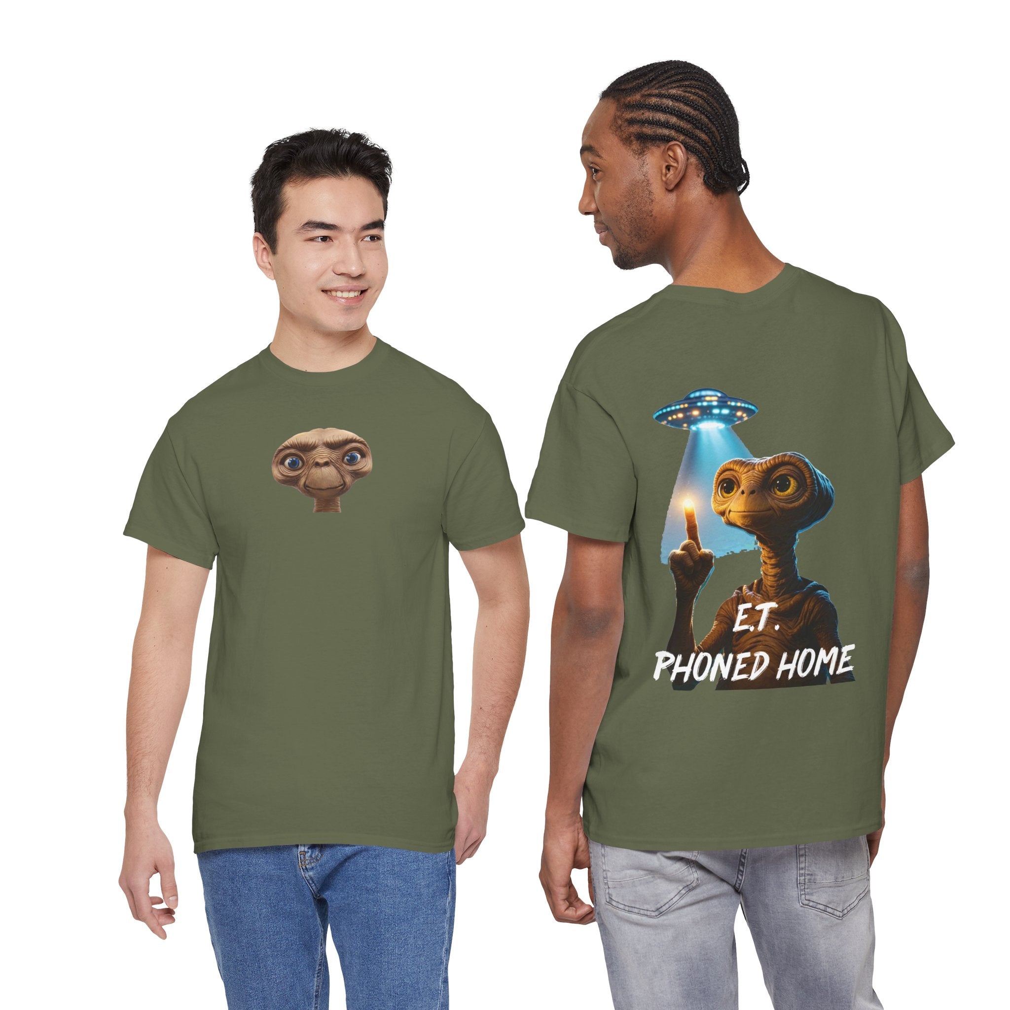 E.T. Phoned Home Tee — Retro Sci‑Fi Alien Graphic T-Shirt