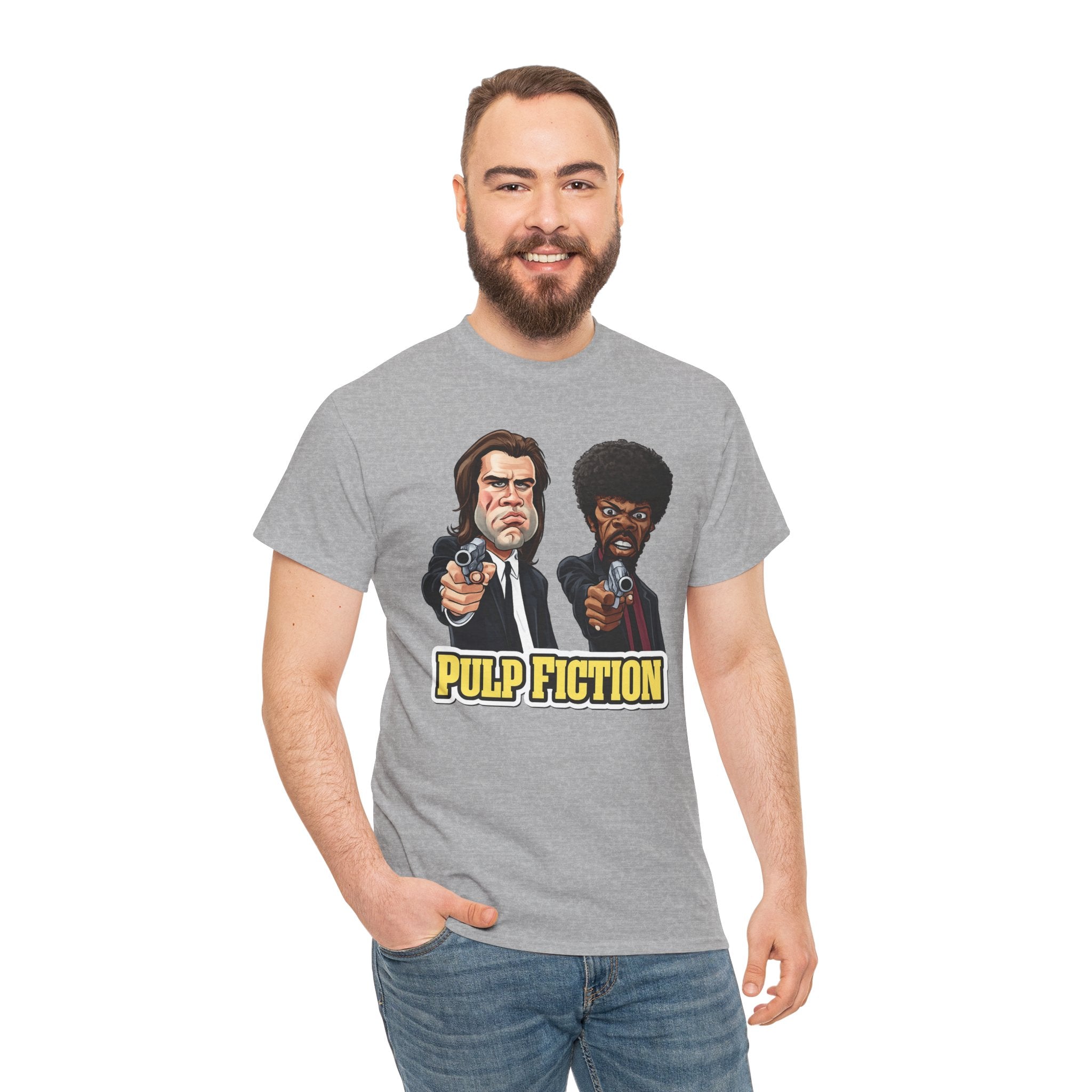 Pulp Fiction Graphic Tee - Retro Movie Poster T-Shirt