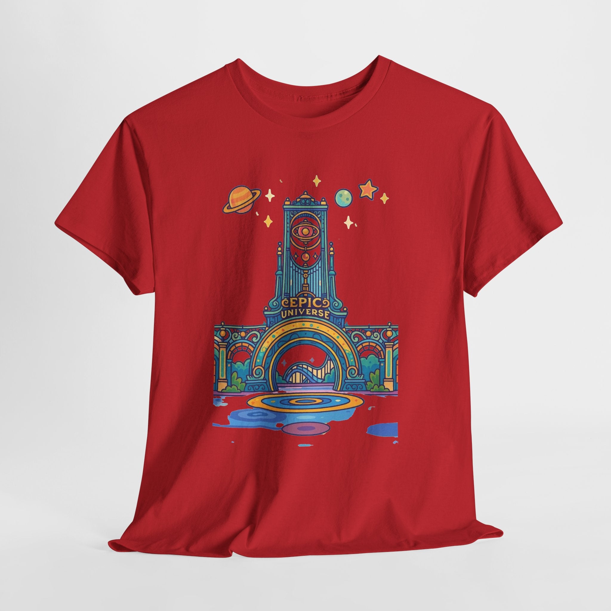 Universal Studios Family Vacation T-Shirt — Retro Space Theater Graphic Tee