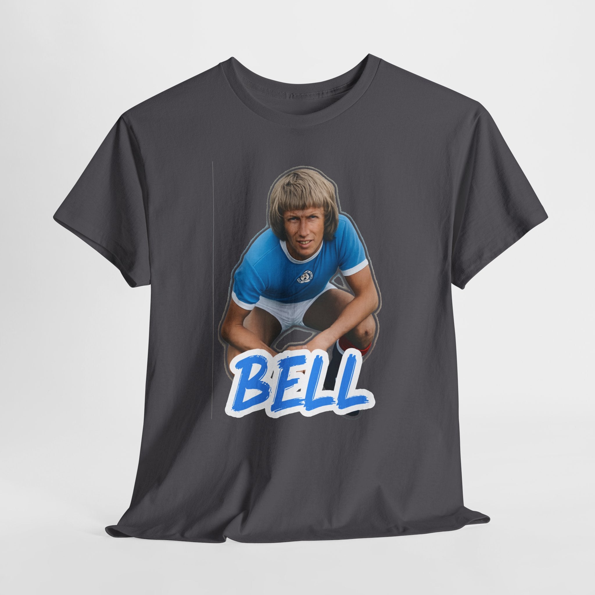 Colin Bell Manchester City Legend Retro Soccer Tee — Vintage Player Graphic T-Shirt