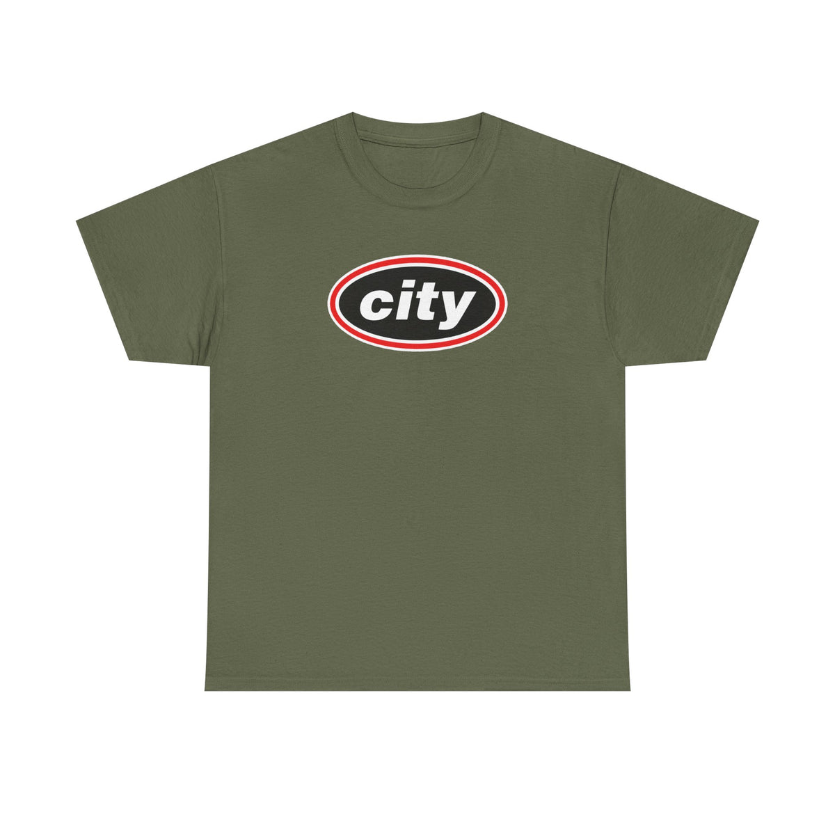 Manchester City Oasis Inspired Logo Cotton T-Shirt