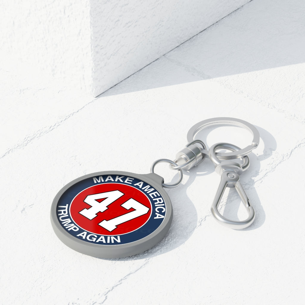 Make America 47 Trump Again Keyring