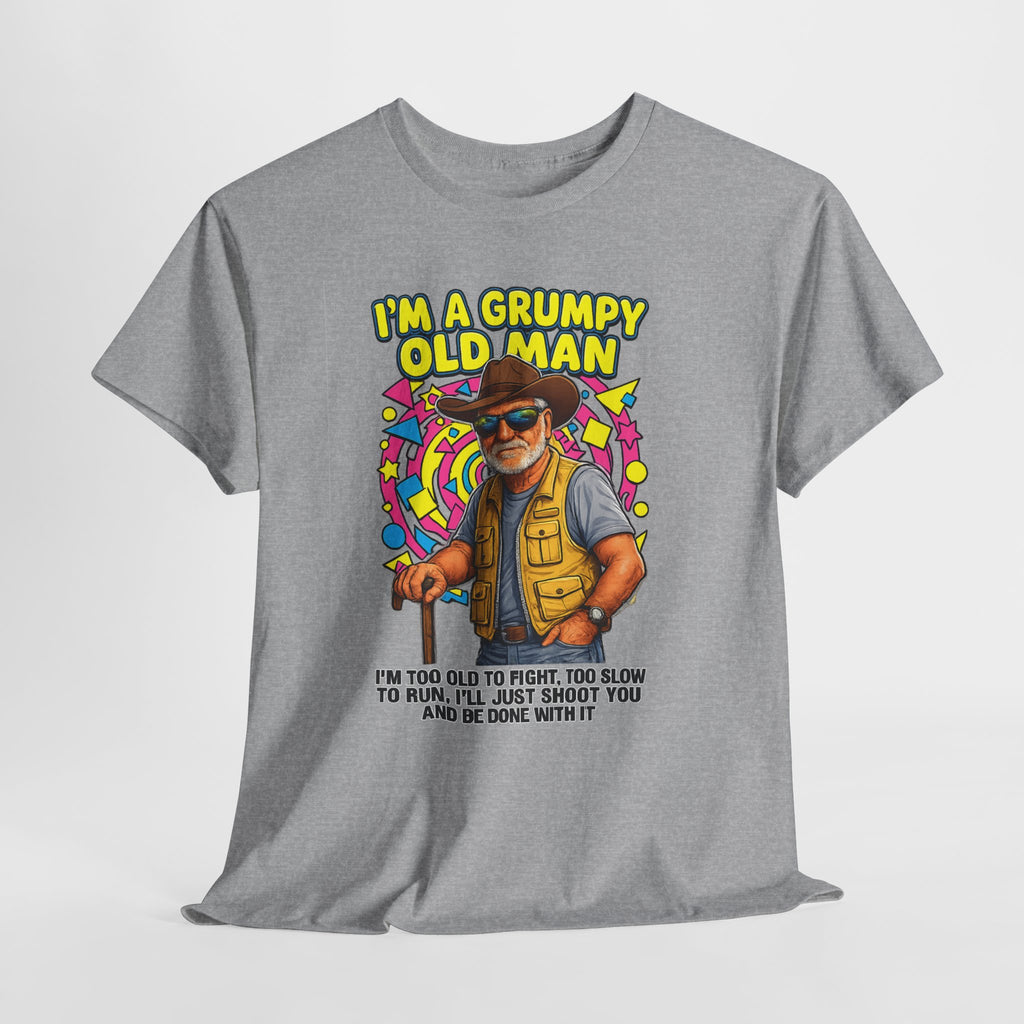 I'm A Grumpy Old Man T-Shirt – Funny Senior Fishing Graphic Tee