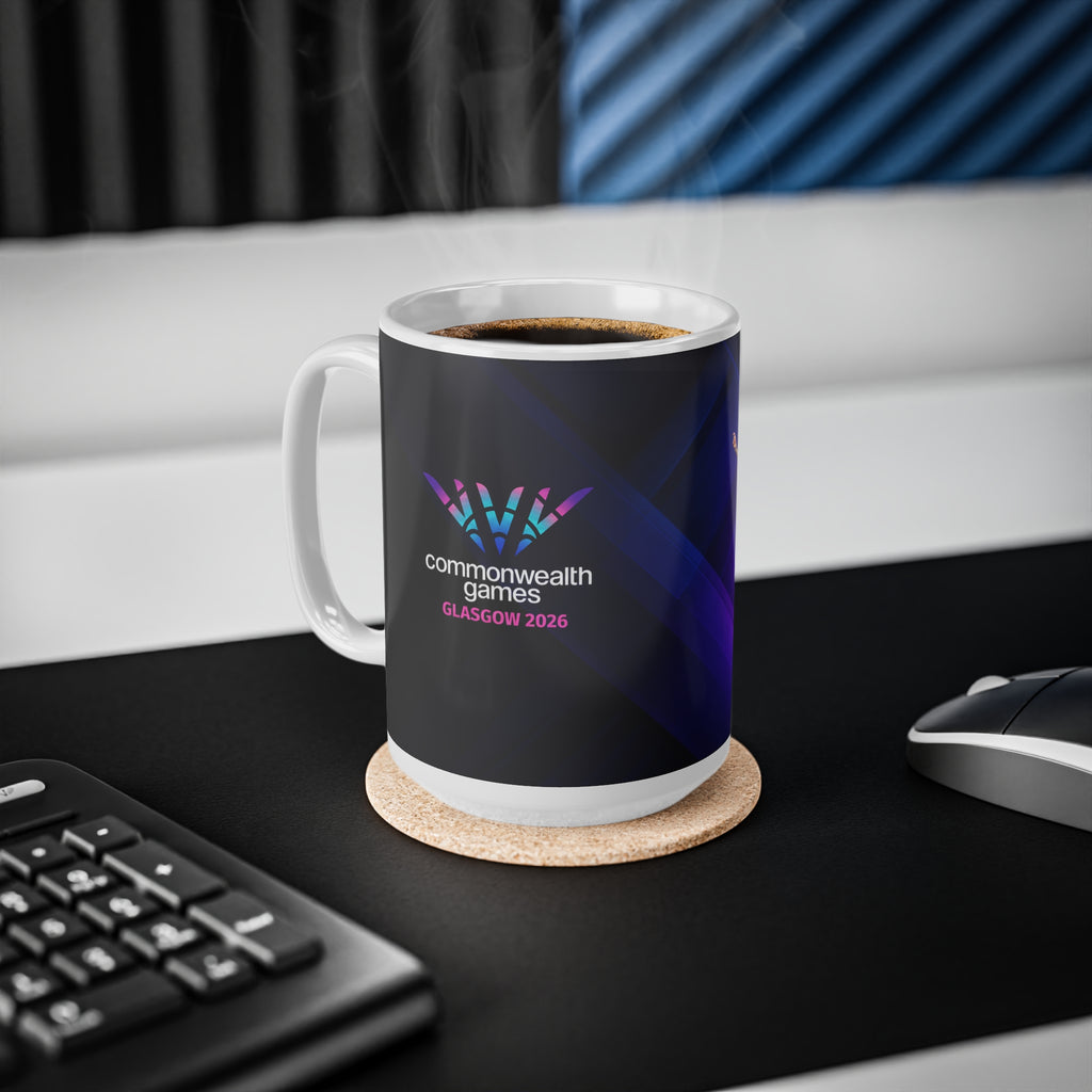 2026 Commonwealth Games Glasgow Ceramic Coffee Mug – Athlete Celebration 11oz/15oz