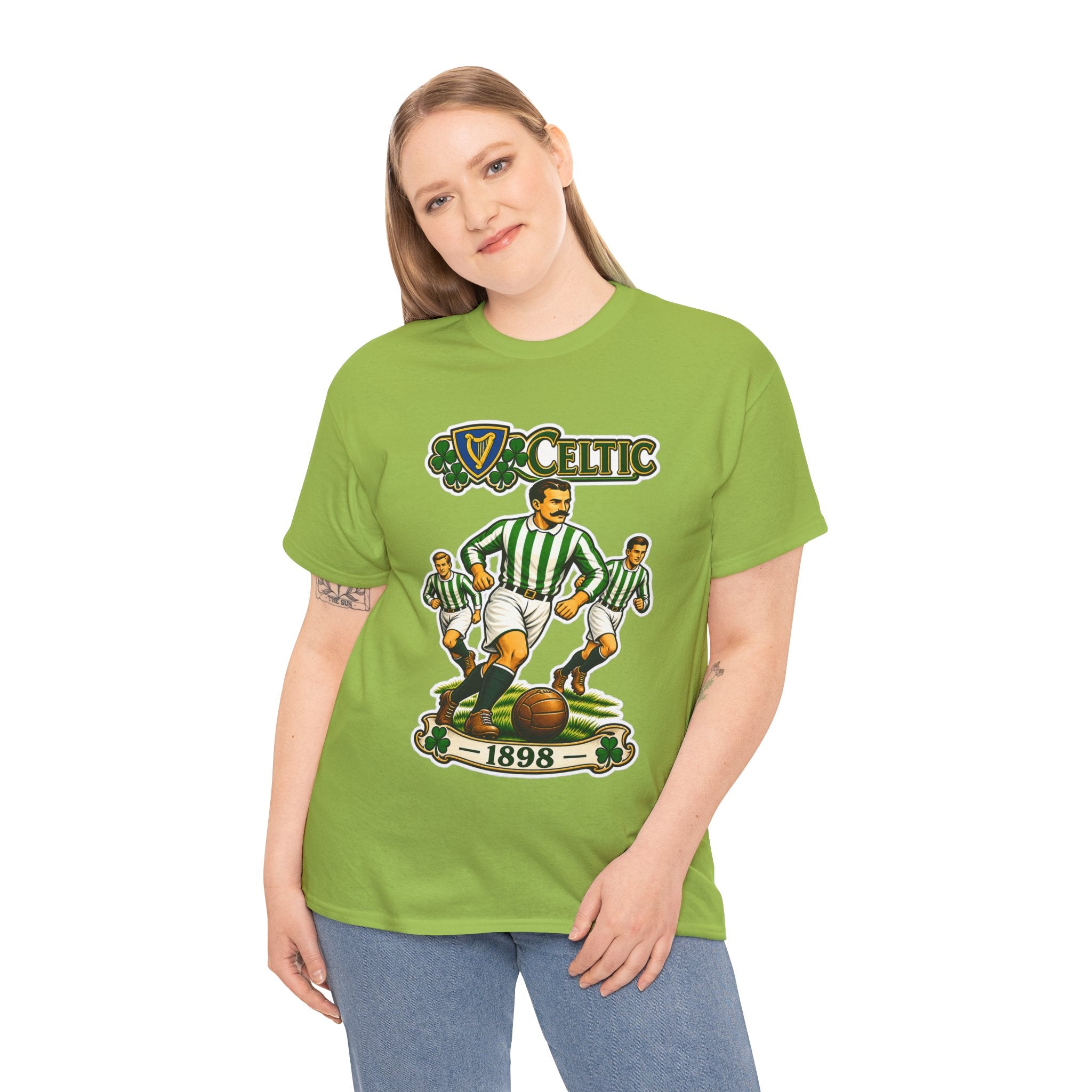 Celtic Football Retro Players Tee — 1898 Vintage Soccer Shirt