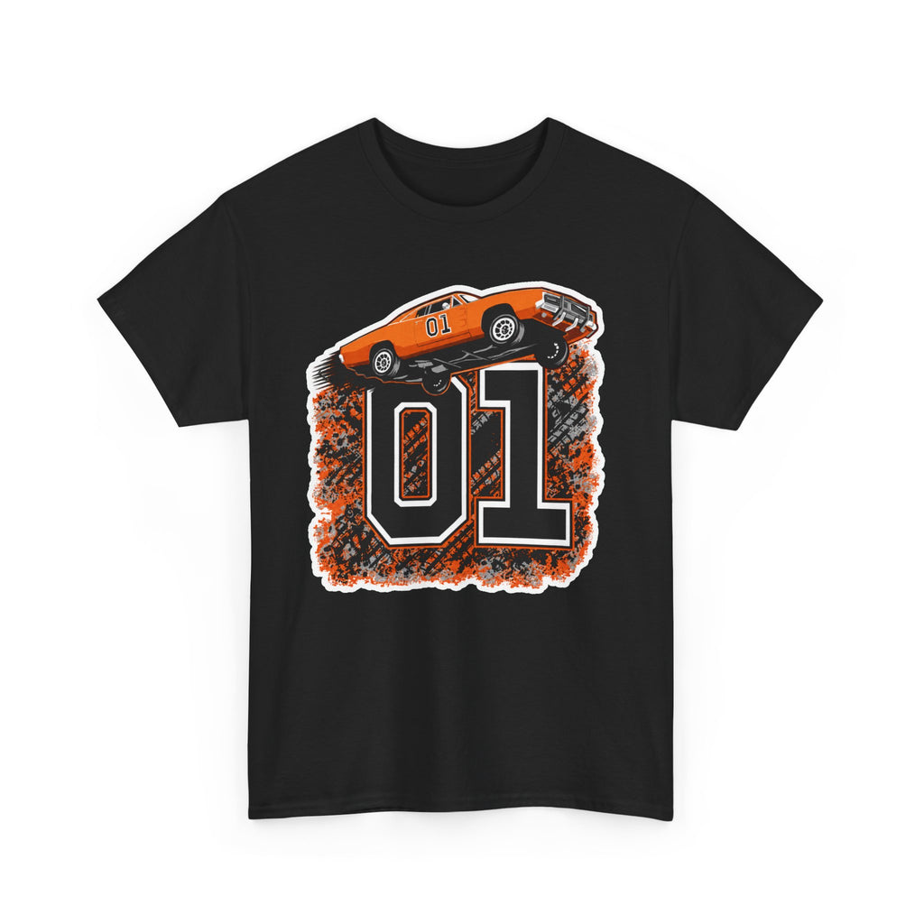 Dukes of Hazzard Inspired Race Car '01' Graphic Tee