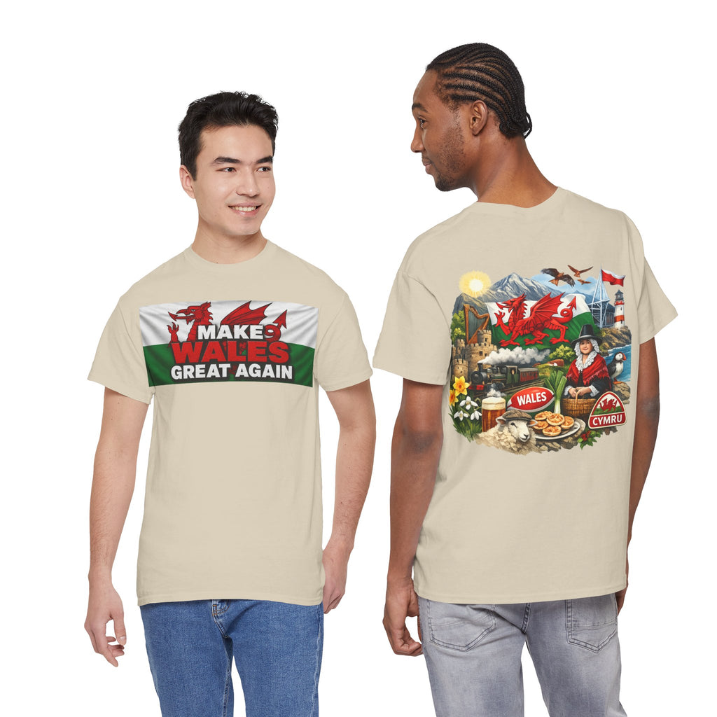 Wales Pride T-Shirt — 'Make Wales Great Again' Welsh Dragon Tee